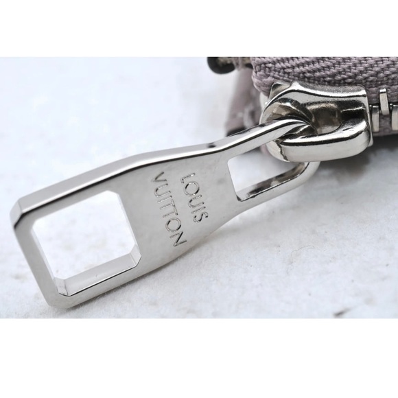 SOLD Authentic Louis Vuitton Taurillon Pochette Jules Clutch Bag Gray/Taupe - Picture 6 of 11